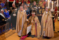 ROYALS - Kroenung von King Charles: King Charles erhält die St. Edward's Crown 