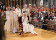 ROYALS - Kroenung von King Charles: King Charles erhält die St. Edward's Crown 