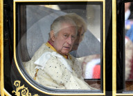 ROYALS - Kroenung von King Charles: Fahrt in der Diamond Jubilee State Coach