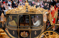 ROYALS - Kroenung von King Charles: Fahrt in der Diamond Jubilee State Coach