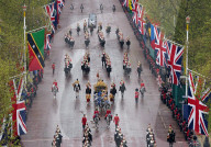 ROYALS - Kroenung von King Charles: Fahrt in der Diamond Jubilee State Coach