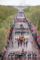ROYALS - Kroenung von King Charles: King Charles auf dem Balkon des Buckingham Palace