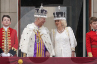 ROYALS - Kroenung von King Charles: King Charles auf dem Balkon des Buckingham Palace