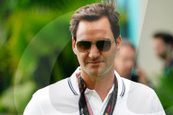 PEOPLE - Roger Federer am GP Miami
