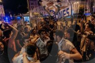 FUSSBALL - Die Fans von Real Madrid feiern ihre zwanzigste Copa del Rey