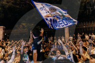 FUSSBALL - Die Fans von Real Madrid feiern ihre zwanzigste Copa del Rey