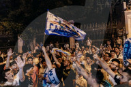 FUSSBALL - Die Fans von Real Madrid feiern ihre zwanzigste Copa del Rey
