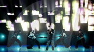 Mia and Dion Rehearse for the Eurovision Semifinal, Liverpool, United Kingdom - 08 May 2023