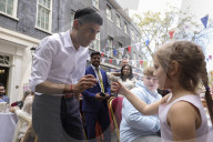The Prime Minister Rishi Sunak hosts the Coronation Big Lunch