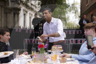 The Prime Minister Rishi Sunak hosts the Coronation Big Lunch