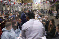 The Prime Minister Rishi Sunak hosts the Coronation Big Lunch