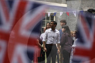 The Prime Minister Rishi Sunak hosts the Coronation Big Lunch