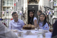 The Prime Minister Rishi Sunak hosts the Coronation Big Lunch