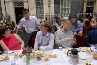 The Prime Minister Rishi Sunak hosts the Coronation Big Lunch
