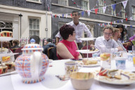 The Prime Minister Rishi Sunak hosts the Coronation Big Lunch