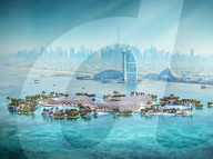 Floating island set to help care for the world's oceans.              