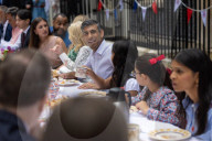 The Prime Minister Rishi Sunak hosts the Coronation Big Lunch