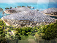 Floating island set to help care for the world's oceans.              