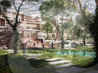 Floating island set to help care for the world's oceans.              