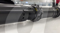 US space agency NASA shows off robot snake for exploring alien worlds.                             