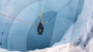 US space agency NASA shows off robot snake for exploring alien worlds.                             