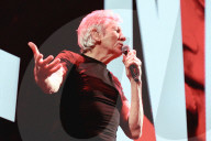 Roger Waters performing at Accor Arena in Paris