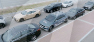 New wheel system allows a car to drive sideways into a parking space.                                   