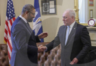 The Foreign Secretary James Cleverly visits Washington DC