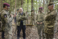 Defence Secretary Ben Wallace, visits Exercise Wessex Storm on Salisbury Plain