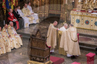 The Coronation of Their Majesties King Charles III and Queen Camilla at Westminster Abbey, UK.
