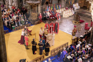 The Coronation of Their Majesties King Charles III and Queen Camilla at Westminster Abbey, UK.