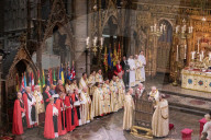 The Coronation of Their Majesties King Charles III and Queen Camilla at Westminster Abbey, UK.
