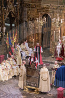 The Coronation of Their Majesties King Charles III and Queen Camilla at Westminster Abbey, UK.