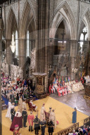 The Coronation of Their Majesties King Charles III and Queen Camilla at Westminster Abbey, UK.