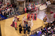The Coronation of Their Majesties King Charles III and Queen Camilla at Westminster Abbey, UK.