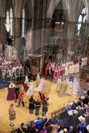 The Coronation of Their Majesties King Charles III and Queen Camilla at Westminster Abbey, UK.