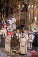 The Coronation of Their Majesties King Charles III and Queen Camilla at Westminster Abbey, UK.