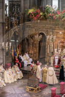 The Coronation of Their Majesties King Charles III and Queen Camilla at Westminster Abbey, UK.
