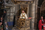 The Coronation of Their Majesties King Charles III and Queen Camilla at Westminster Abbey, UK.