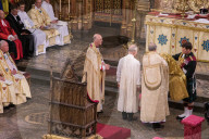 The Coronation of Their Majesties King Charles III and Queen Camilla at Westminster Abbey, UK.