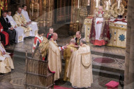 The Coronation of Their Majesties King Charles III and Queen Camilla at Westminster Abbey, UK.