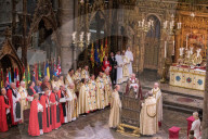 The Coronation of Their Majesties King Charles III and Queen Camilla at Westminster Abbey, UK.