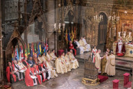 The Coronation of Their Majesties King Charles III and Queen Camilla at Westminster Abbey, UK.