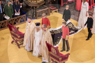 The Coronation of Their Majesties King Charles III and Queen Camilla at Westminster Abbey, UK.