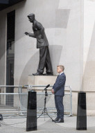 Guests arrive for Sunday with Laura Kuenssberg at the BBC, Broadcasting House, London, UK.