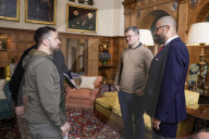 Prime Minister Rishi Sunak meets Volodymyr Zelenskyy. President of Ukraine for a bilateral meeting at Chequers.