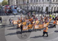 Just Stop Oil Protest in London, UK.