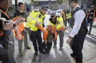 Just Stop Oil Protest in London, UK.