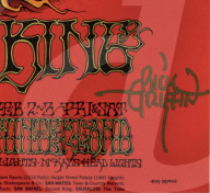 Jimi Hendrix concert poster hits a psychedelic high.                        