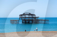 Sunny Weather in Brighton East Sussex, UK.